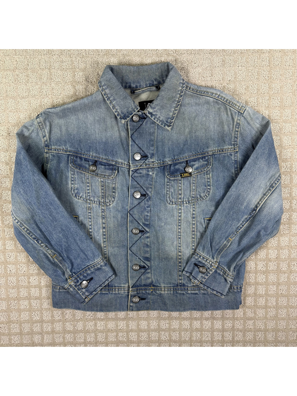 Lee blue denim jacket S